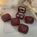 CLOXKS Red Love Shape Contact Lens Etui | Portable Container for Beauty Students | Square Lens Care Box - Buy Online on GoSupps.com