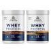 Ancient Nutrition Grass-fed Whey Protein Powder Chocolate Peanut Butter 18 Servings + Grass-fed Whey Protein Powder Milk Chocolate 20 Servings