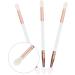 Healeved 3pcs Eye Shadow Brush Double Headed Eyeshadow Makeup Brush Multipurpose Tool Makeupset Wooden Handle - Buy Online on GoSupps.com