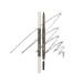 ETUDE Bare Edge Brow Pencil 03 Grey Brown (23AD) | A hexagon-shaped slim brush that delicately coats every strand of eyelashes | Brow Mascara | Zero Clump & No Bushy Brows