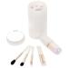 Didiseaon 5 Sets Professional Makeup Brush Set - Mini Beauty Kit with Travel Cover | Premium Quality White Cosmetic Brushes for Women - Buy Online on GoSupps.com