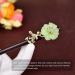 Lurrose Floral Wooden Hairpin Chinese Style Hair Stick Vintage Hair Accessories for Women Lady - Buy Online on GoSupps.com
