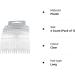 Clear Plain Hair Combs Slides 7cm - Set of 4, Pack of 1 - Buy Online on GoSupps.com