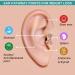 3Pcs Acupuncture Ear Clip Non Piercing Acupressure Ear Clip Zunis Acupressure Earrings Easy To Use For Women&Men - Buy Online on GoSupps.com