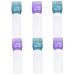 SOIMISS 6 pi ces Lot de Flacons Applicateurs pour Teinture et Huile Capillaire avec Peigne et chelle Gradu e Bouteilles R utilisables Plastique L ger pour Coloration des Racines