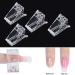 Yicare 10 PCS Crystal Nail Fastening Clips - Transparent Gel Nail Tools for Quick Nail Art Construction - Buy Online on GoSupps.com
