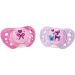 Chicco Physioforma Pacifier Pink 6-16 Months 2 Pack Pink Rubber