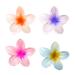ZSPERKLA 4 Pieces Flower Hair Clips Non-Slip Cute Hair Clips Large Hair Clip for Women and Girls