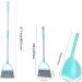 Xifando Mini Broom and Dustpan Set for Kids - Little Housekeeping Helper (Light Blue, Extended Size) - Buy Online on GoSupps.com