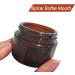 Inheming 6 x 30ml Amber Glass Cream Jars - Empty Cosmetic Containers with Lids for Ointments & Creams - Ideal for International Shipping - Buy Online on GoSupps.com