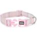 Yudote Soft Dog Collar for Small Dogs | Checkered Fabric Sensitive Skin | Light Pink (1-Pack) - Buy Online on GoSupps.com