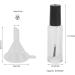 Nail Polish Bottle with Funnel Nail Polish Bottle with Brush Cap Transparent for Nail Polish for Acetone - Buy Online on GoSupps.com
