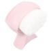 Angoily facial scrubber Scrub cleansing brush washbasin manual face brush cleanser double sided face soft fur cleaning brush Man-made fiber plastic Handheld