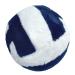 Plush Volleyball Dark Blue & White
