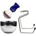 Beavorty Men's Stainless Steel Razor Set - Manual Shaving Kit with Brush & Stand for Perfect Beard Care - Buy Online on GoSupps.com