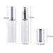Furnido 10-Pack Mini Glass Perfume Spray Bottles | Portable 10ml Refillable Atomizers with Aluminum Pumps for Travel - Buy Online on GoSupps.com