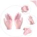 Ipetboom 1pair Moisturizing Gloves Silicone Socks Aging Hands Gloves Gel Gloves Dry Hand Grooming Gloves Dead Skin Moisturizing Repairing Gloves Sebs Pink Girl Women's Headgear 21.5x13cm - Buy Online on GoSupps.com