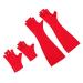 minkissy 2 Pairs Nail Gloves Sun Protection Gloves Anti Uv Glove Anti Sun Glove Led Lamp Gloves Anti Fingerless Gloves Shield Glove Nail Art Gloves Anti Glove Polyester Mj03 Major 25X9X0.4CM