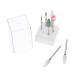 minkissy 4 Sets Nail Clipper Grinding Head Nail Art Drill Kit Electrical Tools Nursing Diamond Carbide Nail Drill Bit Drill Bit for Nails Nail File Nail Kit Tungsten Steel Care Supplies