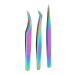 EVTSCan 3pcs Eyelash Extension Tweezers Set - Stainless Steel Corrosion Resistant Makeup Tools - Buy Online on GoSupps.com