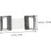 Buy Healifty 100Pcs Elastic Aluminum Buckle Replacement Clips - Durable Metal Clip for Sport Tape - White Accessories with High Elasticity - International Shipping Available - Buy Online on GoSupps.com