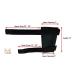 Black Neoprene Ankle Monitor Bracelet Cover for SCRAM Alcohol Monitor and House Arrest - Adjustable Straps for Offenders - Buy Online on GoSupps.com