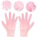 Healeved 3 Pairs Water Proof Sun Protection Pink exfoliating Hand Gloves exfoliating Gloves Green Faux Fur scrunchies Soft Cosmetic Gloves moisturizing whitening - Buy Online on GoSupps.com