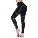 Buy Women's Long Winter Thermal Cycling Pants - Padded Quick Drying Elastic in Blue Line | Perfect for Cold Weather Cycling - Buy Online on GoSupps.com