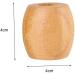 Froiny 4pcs Eco Bamboo Toothbrush Holder | Sustainable Wooden Bathroom Stand & Accessories - Buy Online on GoSupps.com