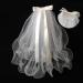 xbiez Pearl/Bowknot Long Tulle Marriage Bridal Veil with Fix Hair Comb/Clip for Marriage Wedding Celebration Party Headpieces Two layer plain B - Buy Online on GoSupps.com