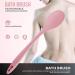 Usmascot Natural Wheat Straw Bathing Brush - Long Grip Shower & Back Brush for Spa Massage - Effective Body Brush Against Cellulite for Very Dry Skin (Beige) - Buy Online on GoSupps.com