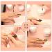 Nail Templates (600 pcs) | Self-Adhesive Gel Nail & Extension Stencils - Golden & Pink | Perfect for Artificial Fingernail Modeling - Buy Online on GoSupps.com