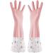 1Pair Wet-Proof Home Use Long Kitchen Clean Cleaning Pink For Morandi Single Layer - Buy Online on GoSupps.com