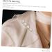 NUOBESTY 150 Sets Pearl Claw Nails Pearls Studs Buttons Jeans Button DIY Rivets Nonporous Decorative Nails 0.5X0.5X0.5CM White - Buy Online on GoSupps.com