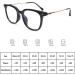 Riccie Retro Men's Reading Glasses | Anti-Blue Light HD Aspherical Lenses +0.5 to +3.0 | Ultra-Thin Anti-Fatigue Protective Glasses - Buy Online on GoSupps.com