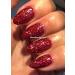 Bluesky NAIL GEL POLISH RED GLITTER Red MERLOT Multi Glitter Sparkle BLZ12 Christmas UV LED Soak Off 10ml - Buy Online on GoSupps.com