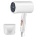 Travel Hair Dryer Compact Hair Dryer Ionic Hair Dryer Portable Hair Dryer 1200W 2 Speed and 3 Heat with Folding Handle Overheat Protection Low Noise Lightweight for Home Use Travel White