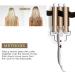 3 Barrel Hair Curler 25mm - Adjustable Temperature Hair Waver Curling Iron for Long or Short Hair Styling - Large Wave Ceramic Crimpers - Gold - Buy Online on GoSupps.com