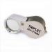 30x21mm Triplet Loupe Jeweller Magnifying Glass Magnifier with Metal Construction and Optical Glass Silver Superior Quality and Creative - Buy Online on GoSupps.com