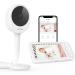 Peekababy Smart Baby Monitor with Camera and Audio | 5'' LCD Screen | Cry Detection | Sleep Analysis | 2-Way Talk | Clear Night Vision | Gift for Baby Shower - White - Buy Online on GoSupps.com