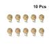 20pcs Wooden Teething Charm Toy Pacifier Clips for DIY Straps & Badge Holders - Buy Online on GoSupps.com