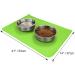 Buy Joytale Non-Slip Silicone Bowl Pad for Dogs & Cats - Waterproof 53x37cm Green - International Shipping Available - Buy Online on GoSupps.com