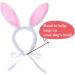 Dog Bunny Costume Set Pet Rabbit Ears Headband Tail and Cat Bowtie Collar - Buy Online on GoSupps.com