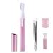 1 Electric Eyebrow Trimmer with 1 Eyebrow Comb 1 Cleaning Brush and 1 Eyebrow Clip Portable Razor Painless Facial Cleaner Beginner Beauty Tool kit (excluding Power Supply)