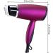1800W Folding Hair Dryer for Ladies Powerful Travel Hairdryer Portable Fold Handle Grip 3 Heat Cold Shot Button DC Motor Fast Blow Dryer Hair-Dryer Lightweight Quiet Household with Nozzle Purple - Buy Online on GoSupps.com