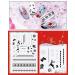 Brishow Christmas Nail Stickers 8 Sheets Nail Polish Stickers Self-Adhesive Elk Snow Nail Art Decals Full Wraps Nail Art Designs for Women Girls - Buy Online on GoSupps.com