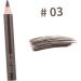 Ipetboom 4 Pcs Eyebrow Pen Beauty Cosmetic Tool Double Head Eyebrow Pencil Gel Women's Dark Coffee - Buy Online on GoSupps.com