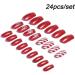Christmas Press on Nails Red Fake Nails with Snowflake Designs Press on Nails Full Cover False Nail Artificial Finger Nails for Women Girls - Buy Online on GoSupps.com