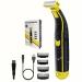 Full Body Washed Wet and Dry Shaver-Electric Body Hair Trimmer for Men Waterproof Male Hygiene Razor (1)