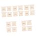 Baluue 20 Pcs Hair Dryer Storage Bag Canvas Shopping Bags Canvas Cosmetic Bag Cosmetics Bag Fabric Beige